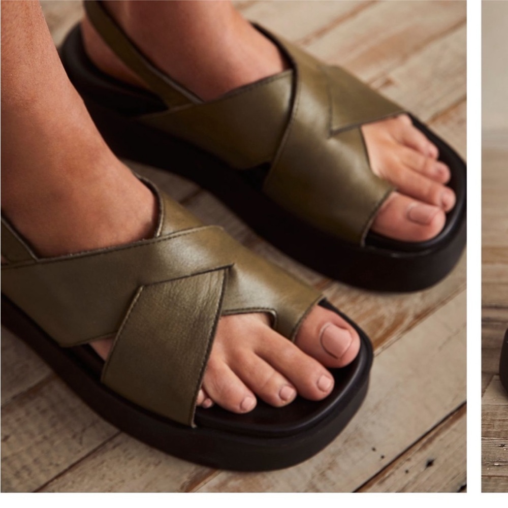 Free People Olive  Koah platform sandals size 37/7